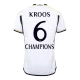 KROOS #6 CHAMPIONS Real Madrid Shirt Home 2023/24 - bestfootballkits