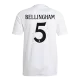 Authentic BELLINGHAM #5 Real Madrid Shirt Home 2024/25 - bestfootballkits