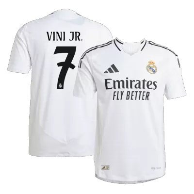 Authentic VINI JR. #7 Real Madrid Shirt Home 2024/25 - bestfootballkits