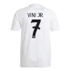 Authentic VINI JR. #7 Real Madrid Shirt Home 2024/25 - bestfootballkits