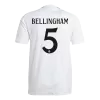 Authentic BELLINGHAM #5 Real Madrid Shirt Home 2024/25 - bestfootballkits