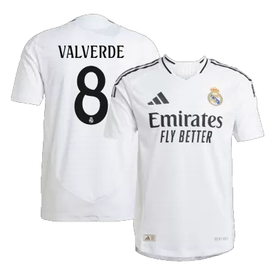 Authentic VALVERDE #8 Real Madrid Shirt Home 2024/25 - bestfootballkits