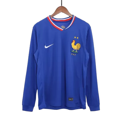 France Long Sleeve Shirt Home Euro 2024 - bestfootballkits