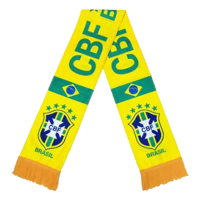 Brazil Soccer Scarf Yellow - bestfootballkits