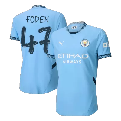 Authentic FODEN #47 Manchester City Shirt Home 2024/25 - UCL - bestfootballkits