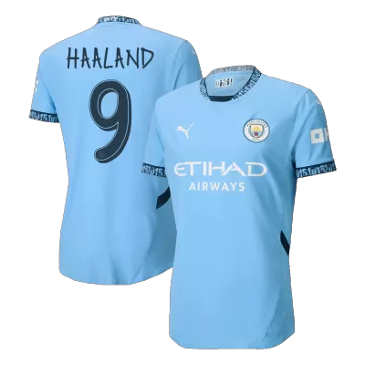 Authentic HAALAND #9 Manchester City Shirt Home 2024/25 - UCL - bestfootballkits