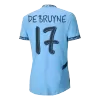 Authentic DE BRUYNE #17 Manchester City Shirt Home 2024/25 - UCL - bestfootballkits