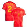 CARVAJAL #2 Spain Shirt Home Euro 2024 - bestfootballkits