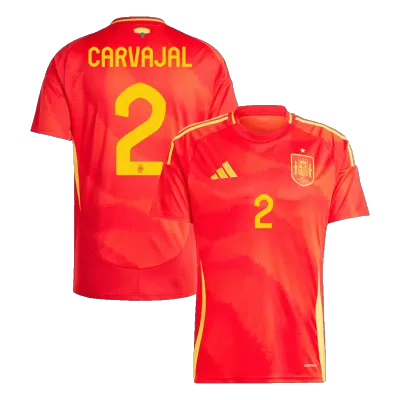 CARVAJAL #2 Spain Shirt Home Euro 2024 - bestfootballkits