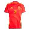 CARVAJAL #2 Spain Shirt Home Euro 2024 - bestfootballkits