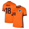 MALEN #18 Netherlands Shirt Home Euro 2024 - bestfootballkits