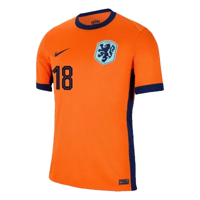 MALEN #18 Netherlands Shirt Home Euro 2024 - bestfootballkits