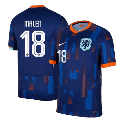 MALEN #18 Netherlands Shirt Away Euro 2024 - bestfootballkits