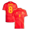 FABIÁN #8 Spain Shirt Home Euro 2024 - bestfootballkits