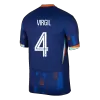 VIRGIL #4 Netherlands Shirt Away Euro 2024 - bestfootballkits