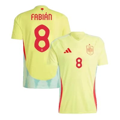 FABIÁN #8 Spain Shirt Away Euro 2024 - bestfootballkits