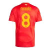 FABIÁN #8 Spain Shirt Home Euro 2024 - bestfootballkits