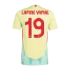 Authentic LAMINE YAMAL #19 Spain Shirt Away Euro 2024 - bestfootballkits