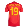 Authentic LAMINE YAMAL #19 Spain Shirt Home Euro 2024 - bestfootballkits