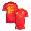 Authentic RODRIGO #16 Spain Shirt Home Euro 2024 - bestfootballkits