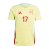 Authentic WILLIAMS JR. #17 Spain Shirt Away Euro 2024 - bestfootballkits