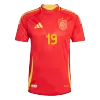 Authentic LAMINE YAMAL #19 Spain Shirt Home Euro 2024 - bestfootballkits