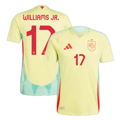 Authentic WILLIAMS JR. #17 Spain Shirt Away Euro 2024 - bestfootballkits