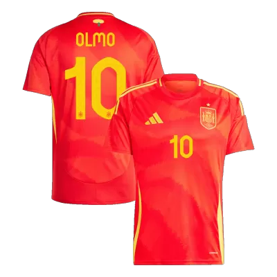 OLMO #10 Spain Shirt Home Euro 2024 - bestfootballkits