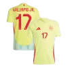 WILLIAMS JR. #17 Spain Shirt Away Euro 2024 - bestfootballkits