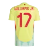 WILLIAMS JR. #17 Spain Shirt Away Euro 2024 - bestfootballkits