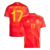 WILLIAMS JR. #17 Spain Shirt Home Euro 2024 - bestfootballkits