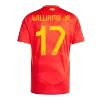 WILLIAMS JR. #17 Spain Shirt Home Euro 2024 - bestfootballkits