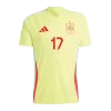 WILLIAMS JR. #17 Spain Shirt Away Euro 2024 - bestfootballkits