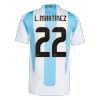 Authentic L.MARTÍNEZ #22 Argentina Shirt Home Copa America 2024 - bestfootballkits