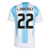 Authentic L.MARTÍNEZ #22 Argentina Shirt Home 2024 - bestfootballkits