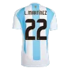 L.MARTÍNEZ #22 Argentina Shirt Home 2024 - bestfootballkits