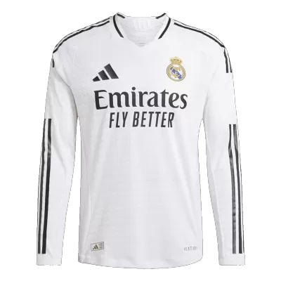 Authentic Real Madrid Long Sleeve Shirt Home 2024/25 - bestfootballkits