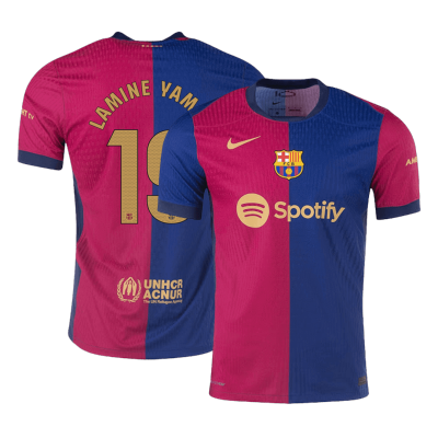 Authentic LAMINE YAMAL #19 Barcelona Shirt Home 2024/25 - bestfootballkits