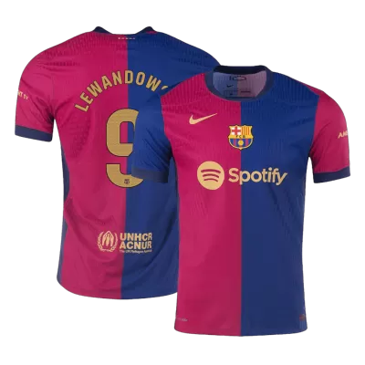 Authentic LEWANDOWSKI #9 Barcelona Shirt Home 2024/25 - bestfootballkits