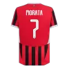 Authentic MORATA #7 AC Milan Shirt Home 2024/25 - UCL - bestfootballkits