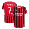 Authentic MORATA #7 AC Milan Shirt Home 2024/25 - UCL - bestfootballkits