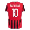 Authentic RAFA LEÃO #10 AC Milan Shirt Home 2024/25 - UCL - bestfootballkits