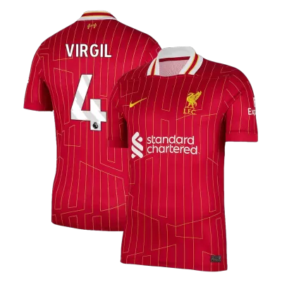 VIRGIL #4 Liverpool Shirt Home 2024/25 - bestfootballkits