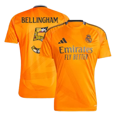 BELLINGHAM #5 Real Madrid Shirt Away 2024/25 - Bear Champ Font - bestfootballkits