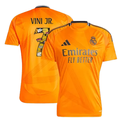 VINI JR. #7 Real Madrid Shirt Away 2024/25 - Bear Champ Font - bestfootballkits