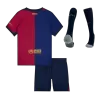 Kid's Barcelona Home Soccer Jersey Kit(Jersey+Shorts+Socks) 2024/25 - bestfootballkits