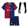 Kid's Barcelona Home Soccer Jersey Kit(Jersey+Shorts+Socks) 2024/25 - bestfootballkits