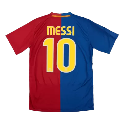 MESSI #10 Barcelona Classic Football Shirt Home 2008/09 - UCL - bestfootballkits