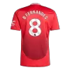 B.FERNANDES #8 Manchester United Shirt Home 2024/25 - bestfootballkits