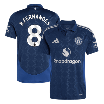 B.FERNANDES #8 Manchester United Shirt Away 2024/25 - bestfootballkits